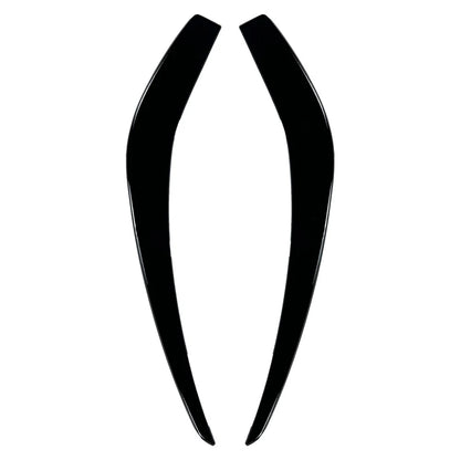 Glossy Black Front Bumper Side Air Vent Trims for Benz A Class (2013-2015)