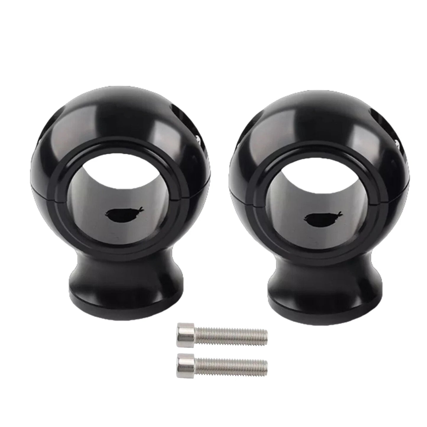 2 x Handlebar Riser Clamp for Harley Touring/Dyna/FatBob/Softail (2000-2023)