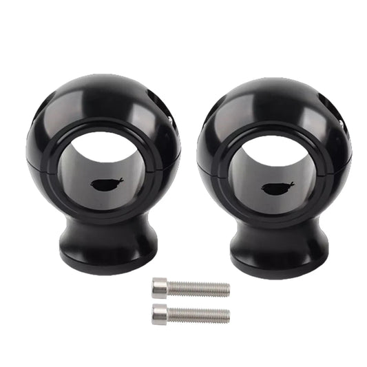 2 x Handlebar Riser Clamp for Harley Touring/Dyna/FatBob/Softail (2000-2023)