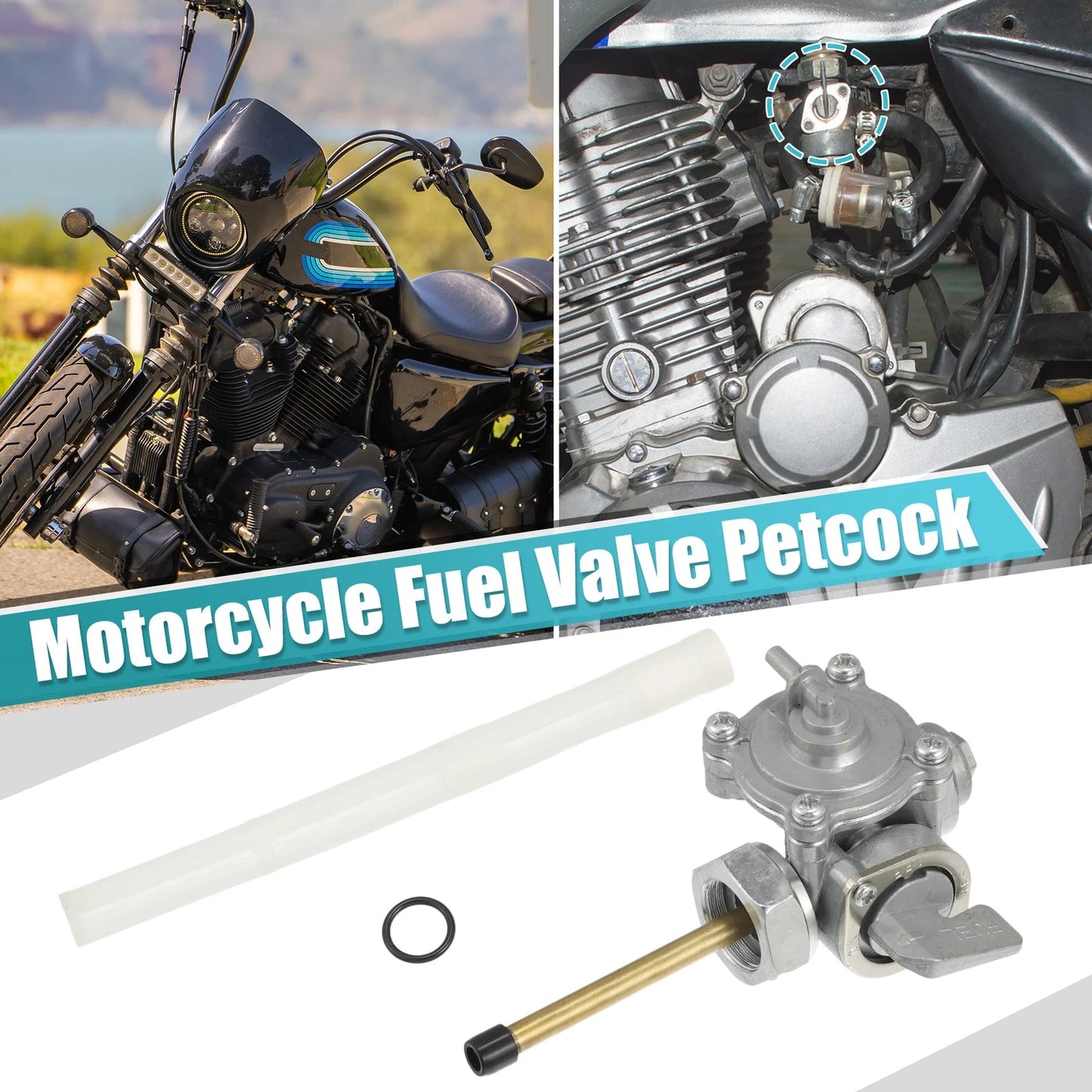 Fuel Valve Petcock with Male Thread for Honda Nighthawk 450