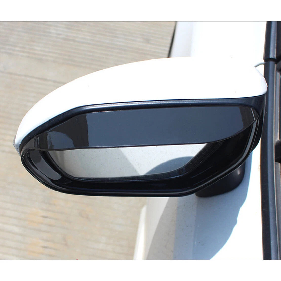 Glossy Black Rearview Mirror Eyebrow Trim for Toyota Camry (2018-2023) 2x
