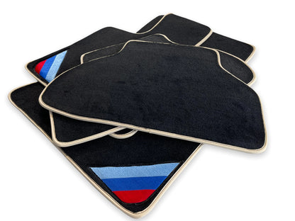 Floor Mats for BMW ER56 Design Leather Rounds LHD All Models (1990-2023)