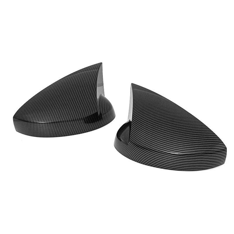 2 x Car Side Rear Mirror Trim Covers Carbon Fiber ABS for Honda Civic (2022-2024)