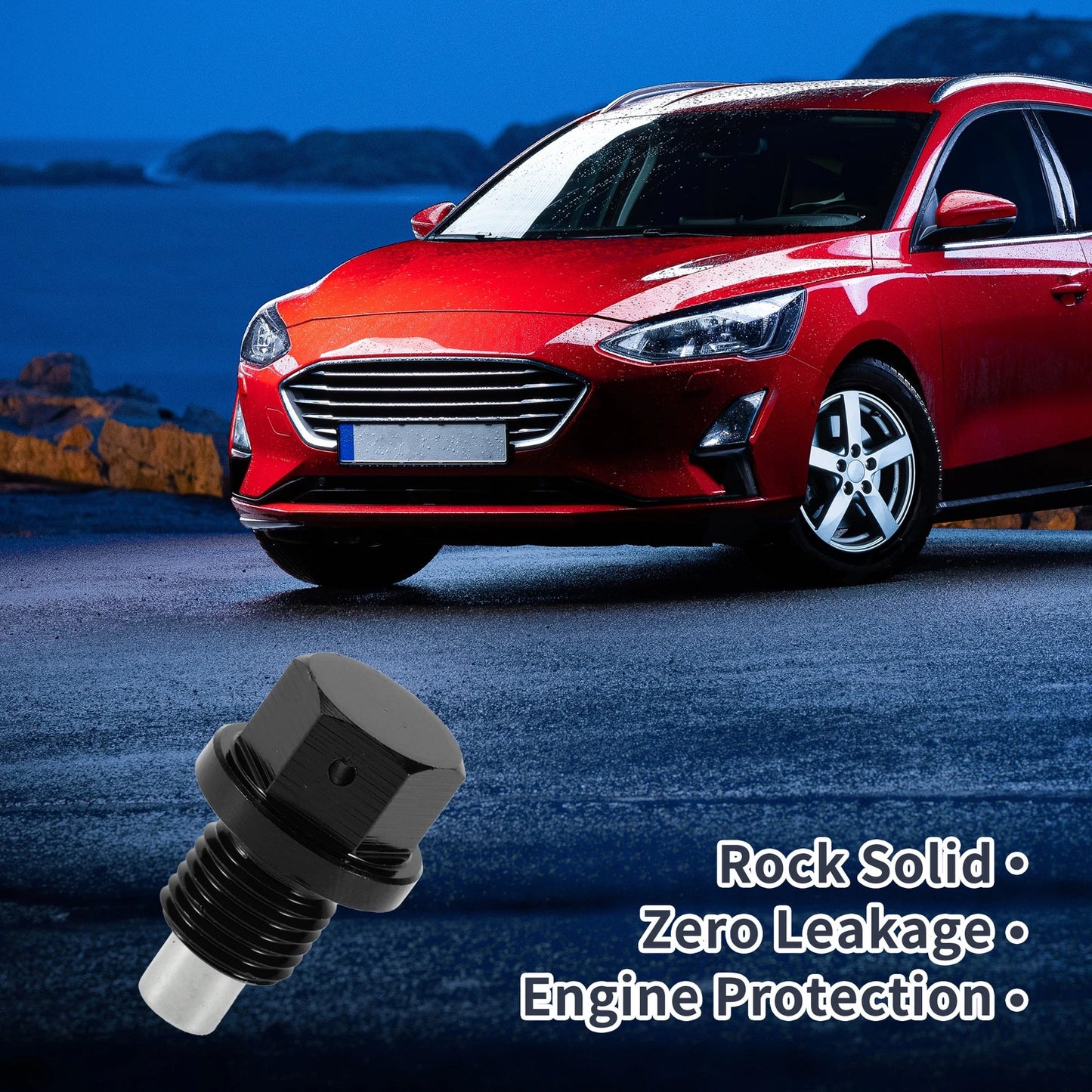 M12x1.25 Engine Oil Drain Plug with Gasket for Car Motorcycle Boat
