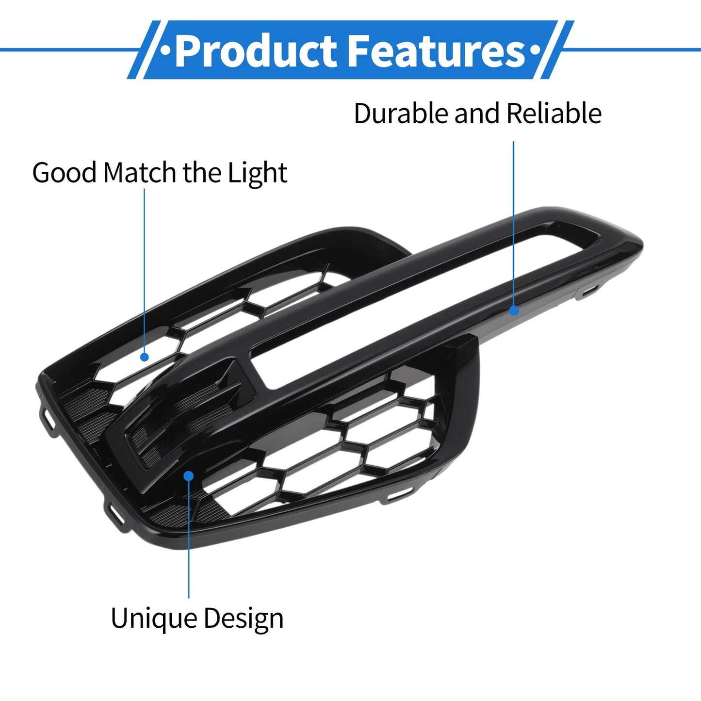 Front Left Fog Light Grill for Honda Odyssey (2019-2021)