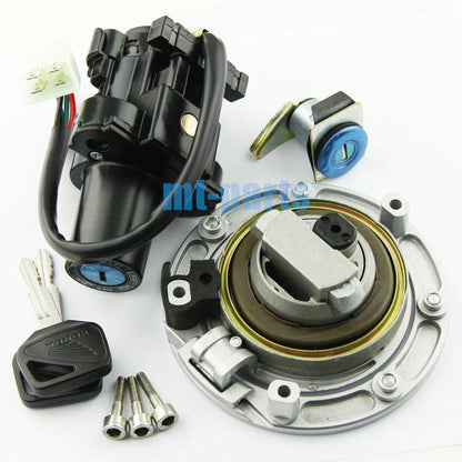 Ignition Key Switch Fuel Cap Seat Lock Set for Honda CBF500 CBF1000 (2004-2010)