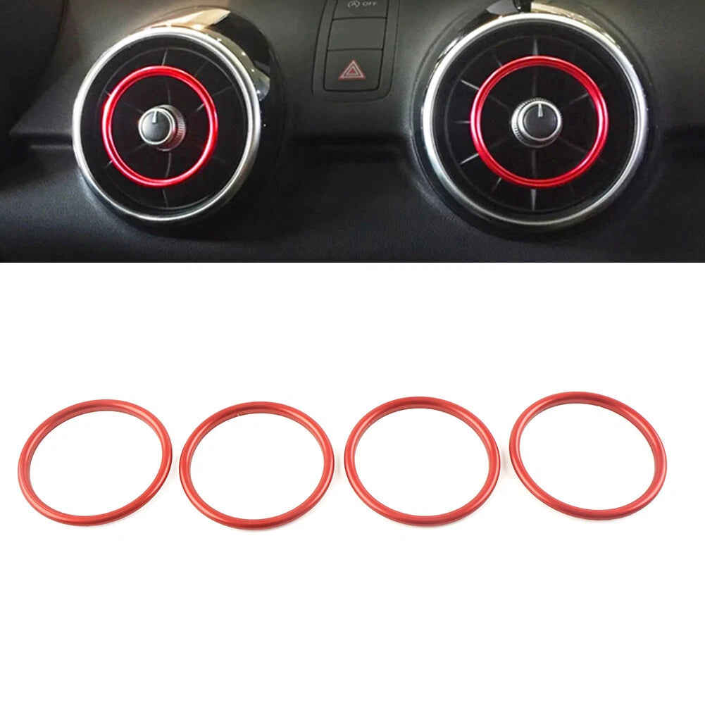 Center Console Air Vent Outlet Ring Cover Trim for Audi A1 S1 (2010-2018)