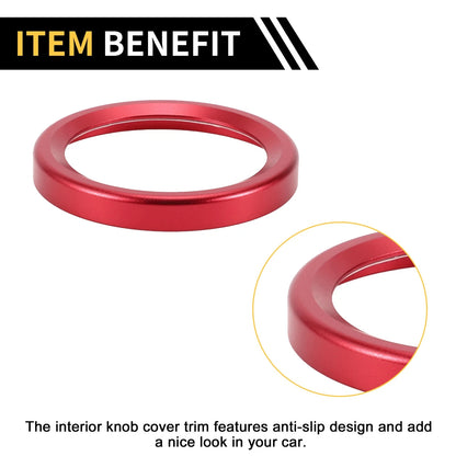 Engine Start Stop Button Switch Knob Cover Ring for Ford Maverick (2022)