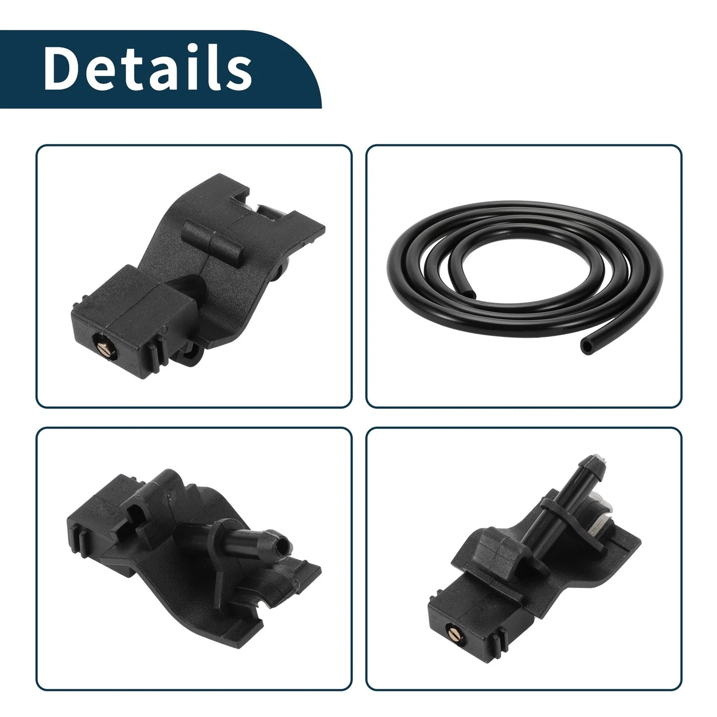 Windshield Washer Nozzle & 0.5m Hose for Toyota
