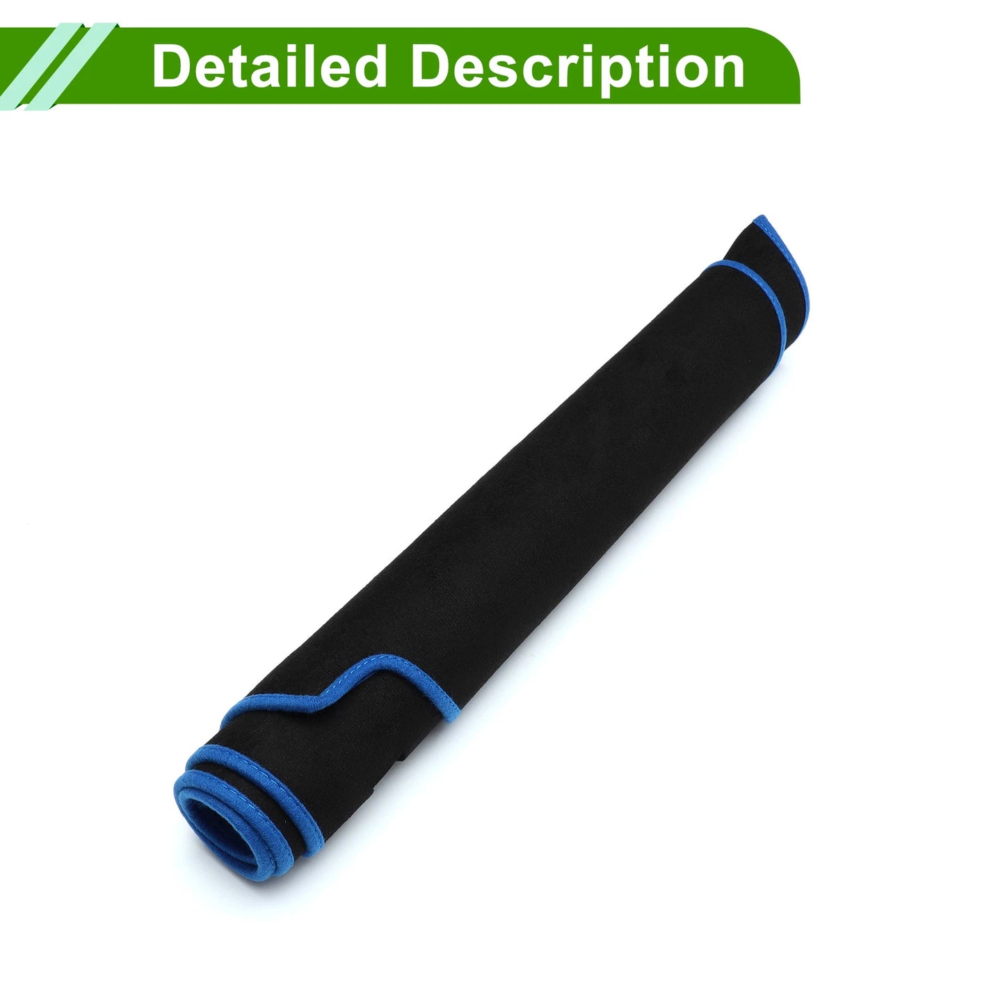 Dashboard Cover Mat for Honda Insight 2009-2014 Sun Protector Pad Black Blue