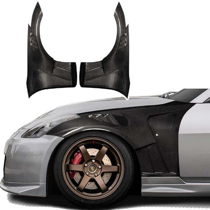 Real Carbon Fiber Side Fenders Panel for Nissan 350Z Z33 2003-2008