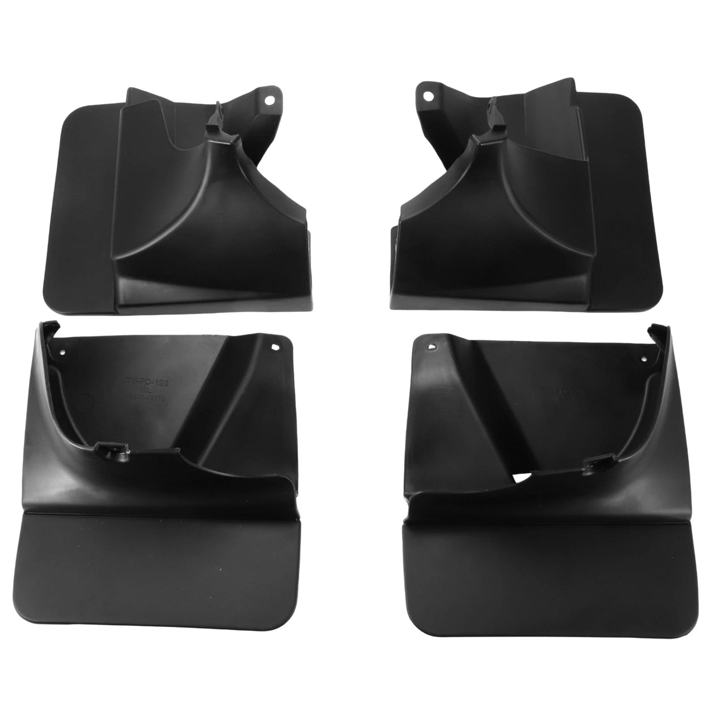 Mud Flaps Splash Guards Set for Toyota Land Cruiser Prado (2003-2009)