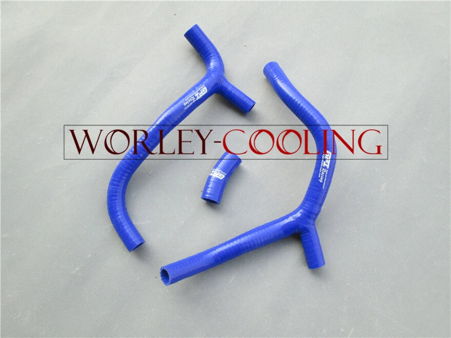 BLUE Silicone Radiator Hose Y Kit for Honda CRF450R (2012)