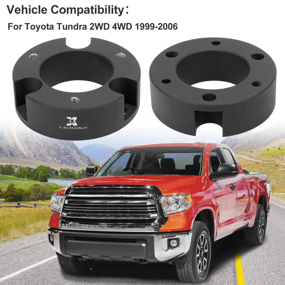 3 Inch Front Leveling Lift Spacers for Toyota Tundra (1999–2006)