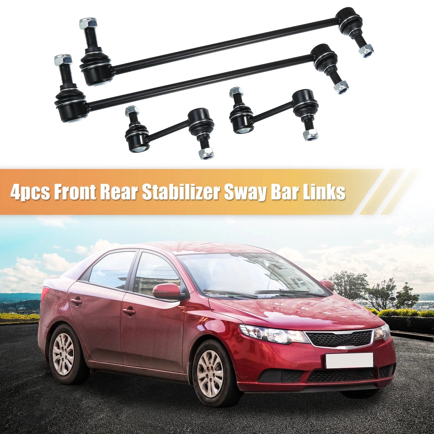 4pcs Stabilizer Sway Bar Links for Hyundai Santa Fe (2007-2012)