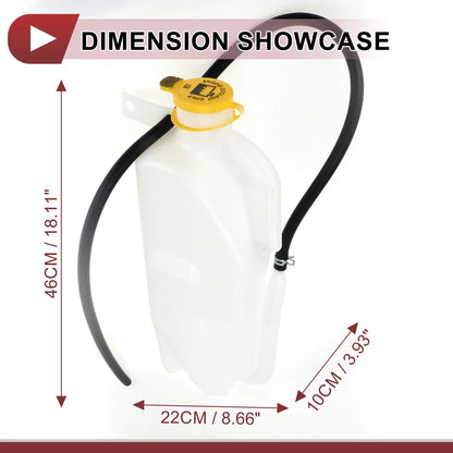 Coolant Expansion Overflow Tank with Cap for Jeep Wrangler