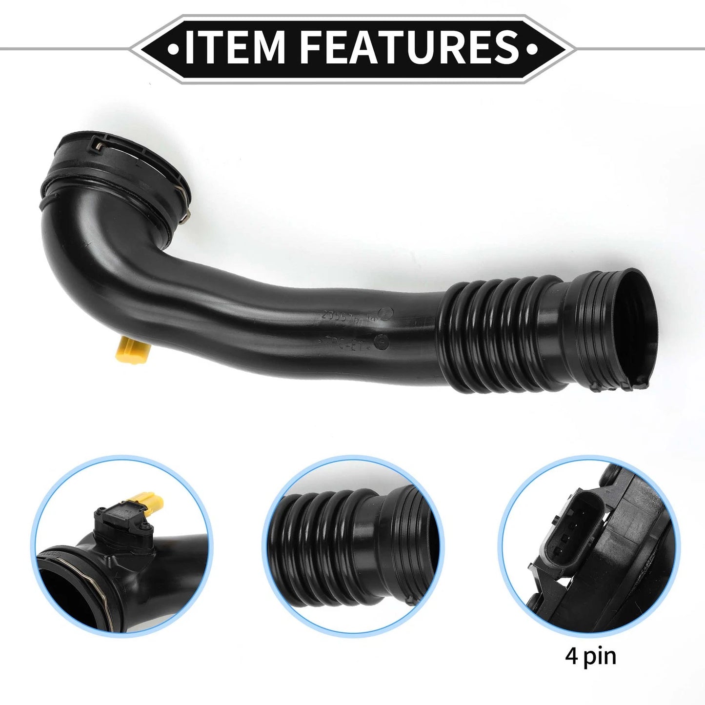 Intake Hose for BMW X6 2015-2019, Black (2015-2019)