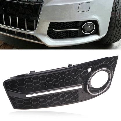Honey Comb Fog Light Cover Grille Bezel Right for Audi A4 B8 (2009-2011)
