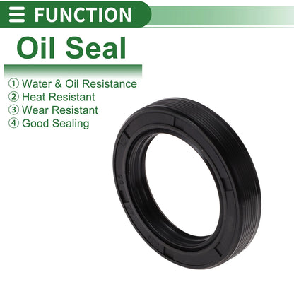 Oil Seal NBR Rubber 45x65x12mm High Pressure Black 5 Pcs