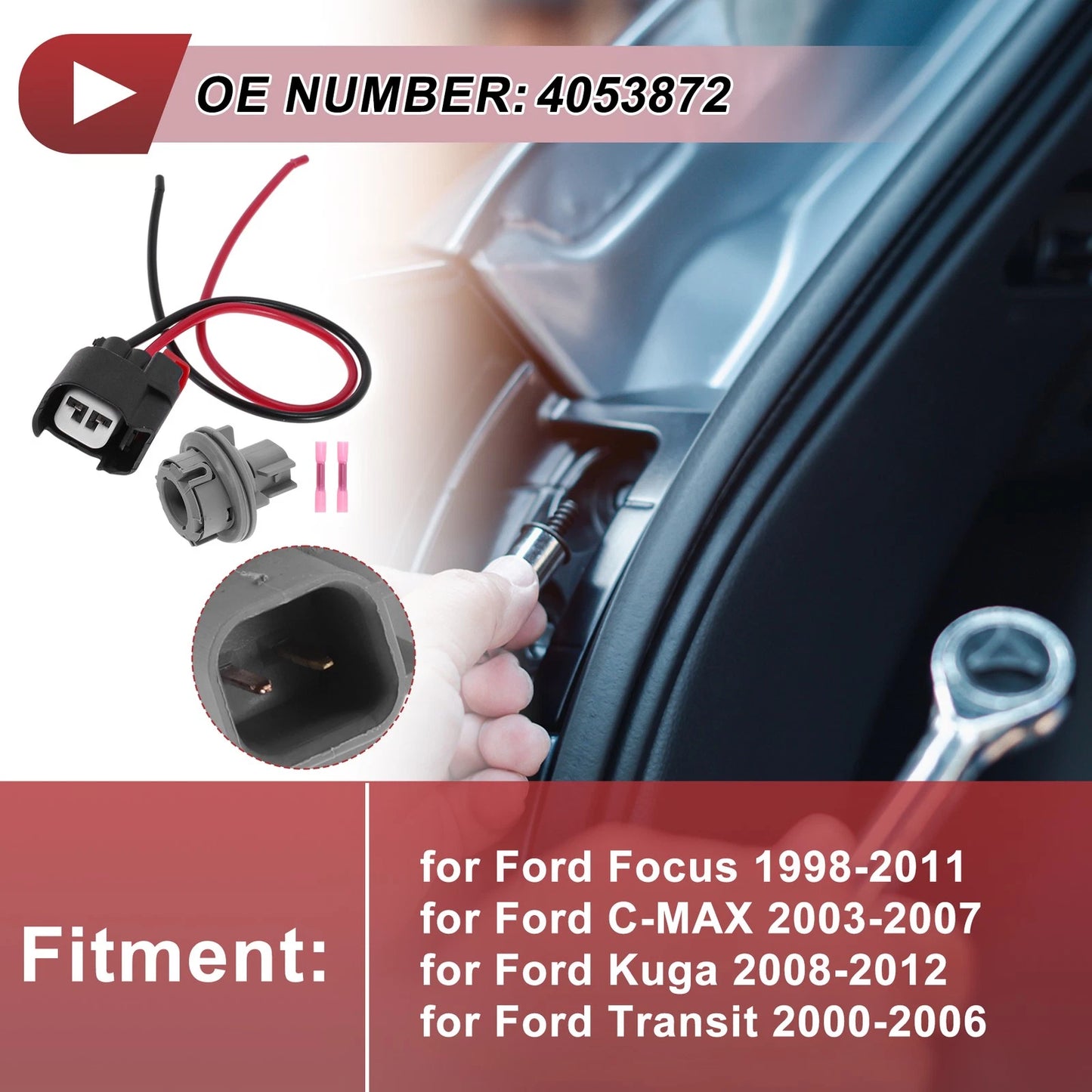 Fog Lights Socket Wiring for Ford Focus (1998-2011)