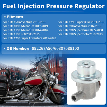 Motorcycle Fuel Pressure Regulator for KTM 150 Adventure (2017–2019)
