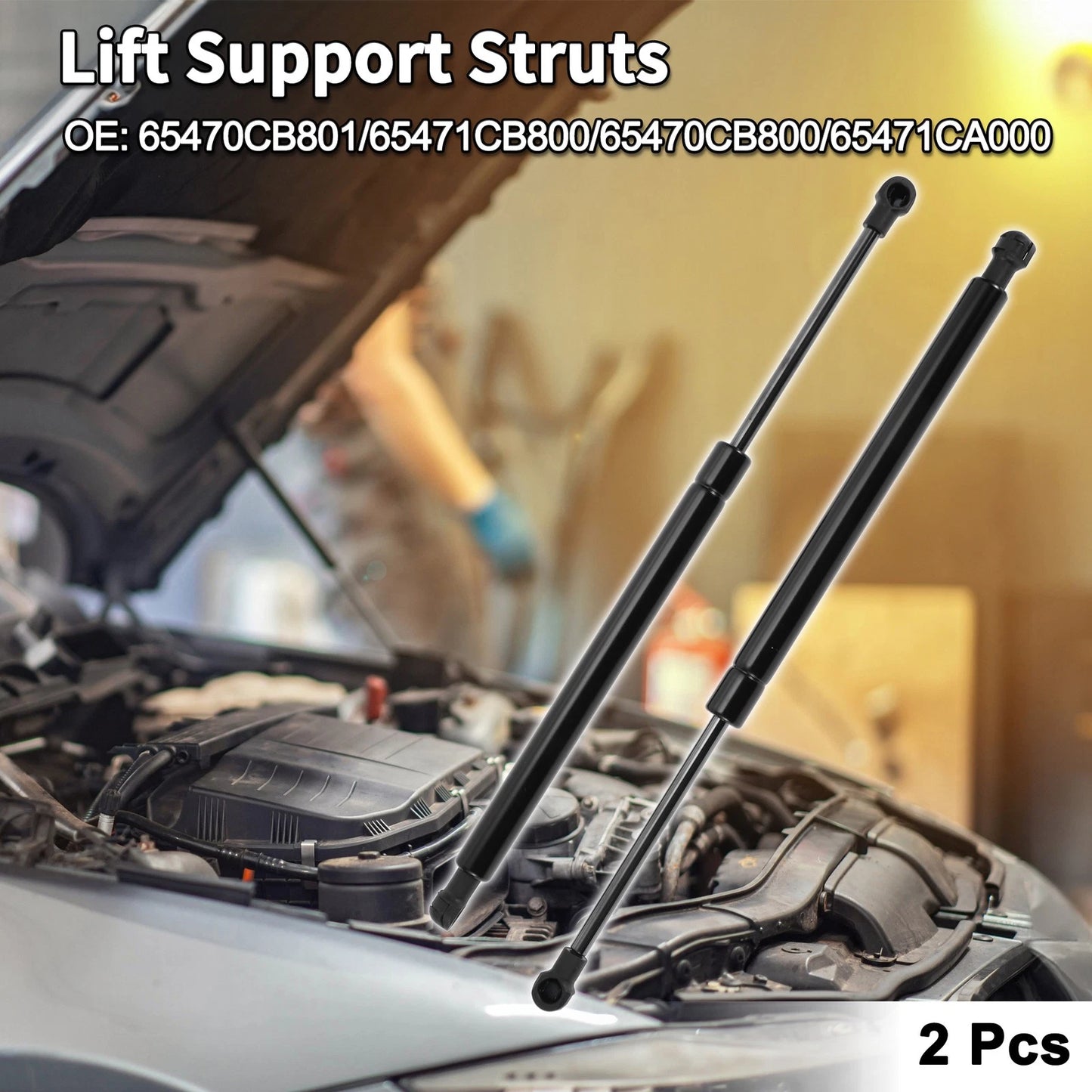 Hood Lift Supports for Nissan Murano Z50 (2003-2007)