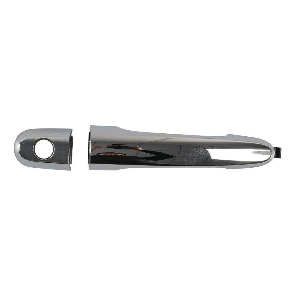 Door Handle Front Left Driver for Kia Sorento Outside Silver With Trim