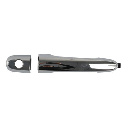 Door Handle Front Left Driver for Kia Sorento Outside Silver With Trim