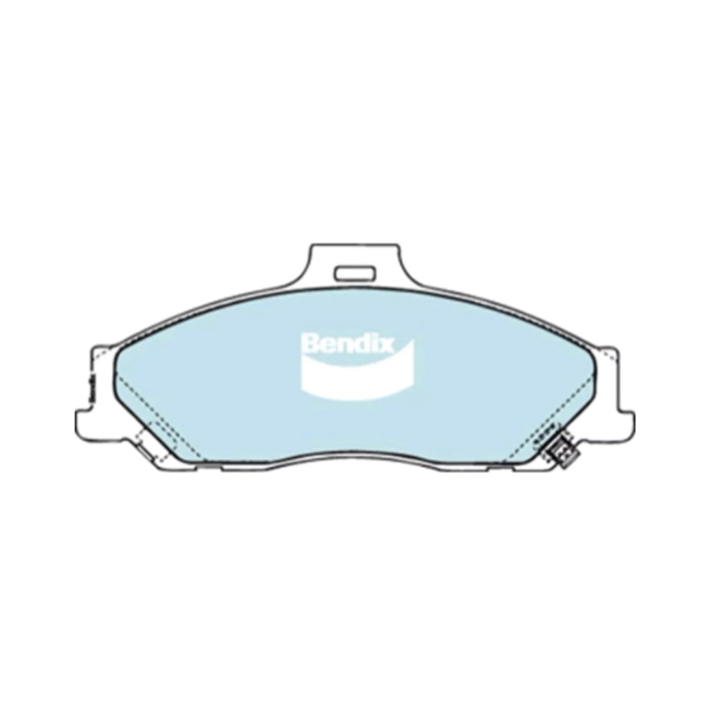 Front Brake Pads Set for Mazda B2600 UN 4cyl 2.6L G6 (1999-2002)