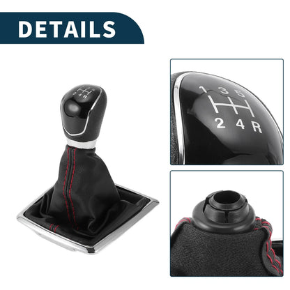 5 Speed Manual Gear Shifter Knob & Cover for Ford Focus 2 MK2 (2006-2011)