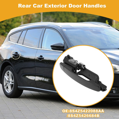 Black Rear Left Right Exterior Door Handle for Ford Focus (2000-2011)