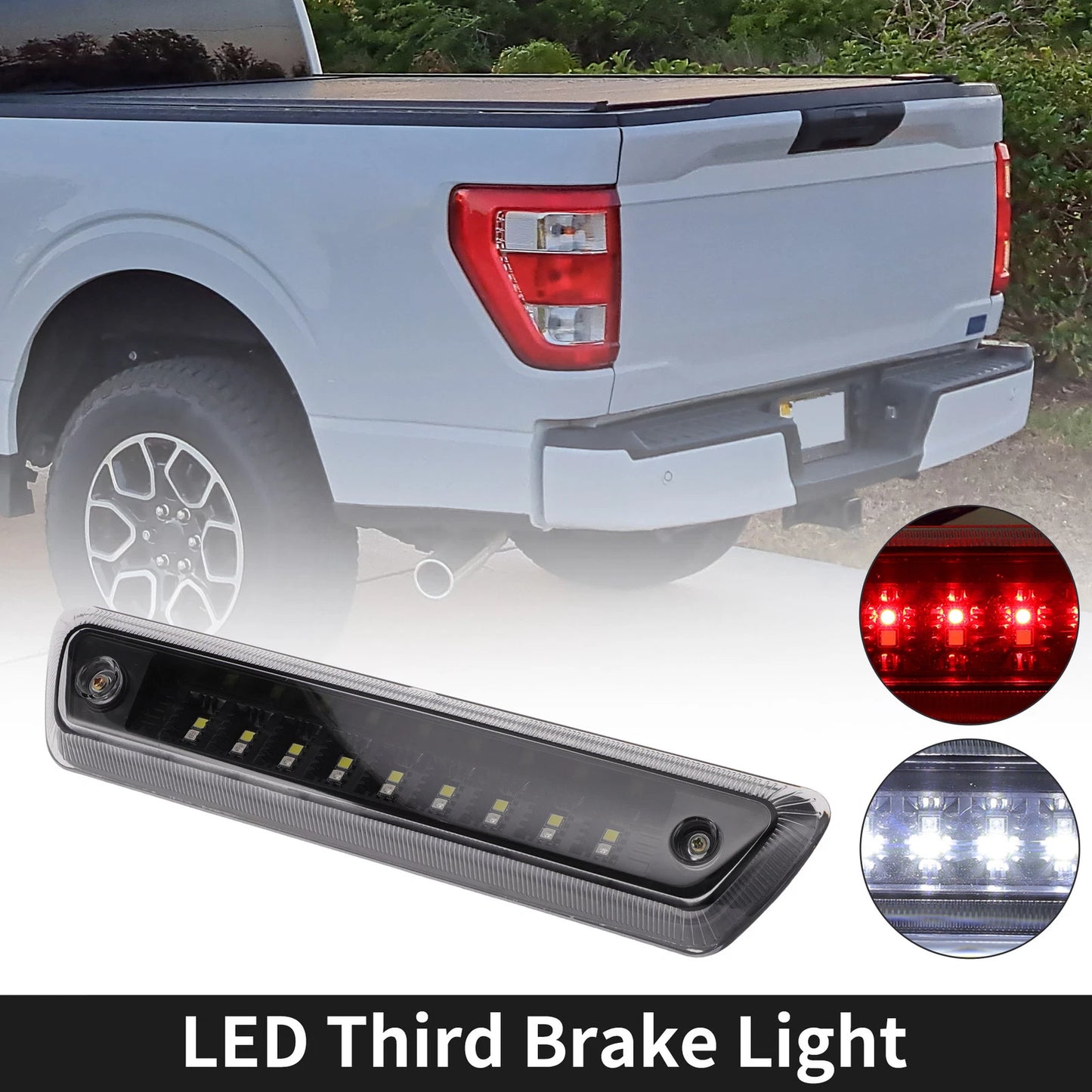 LED Third Brake Light Smoked Lens for Ford F-150 (2009-2014)