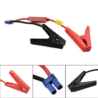Portable-12V Car Jump-Starter Clamp Battery Booster-Leads
