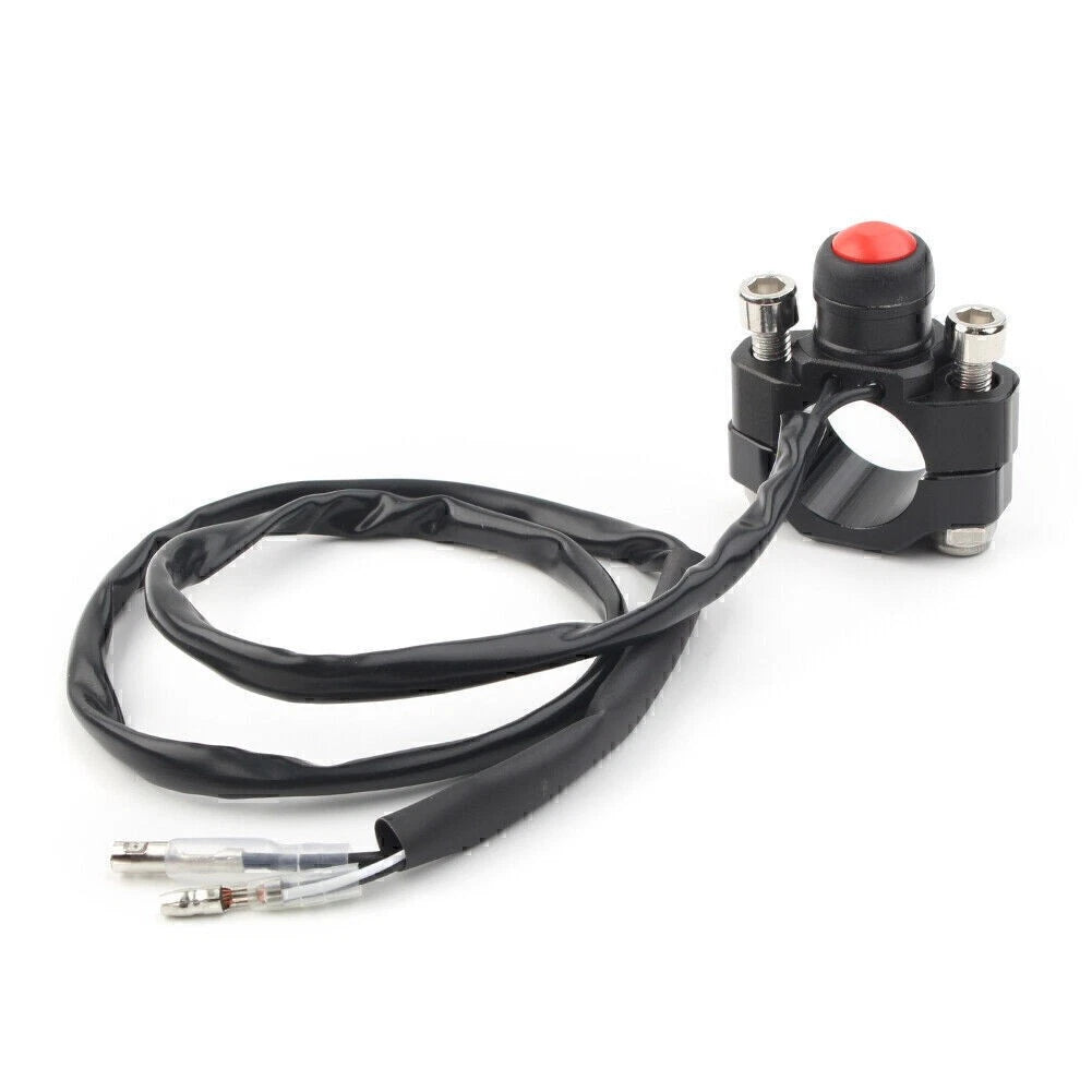 CNC Handlebar Engine Start Stop Kill Switch Button for Scooters, Quads, ATV