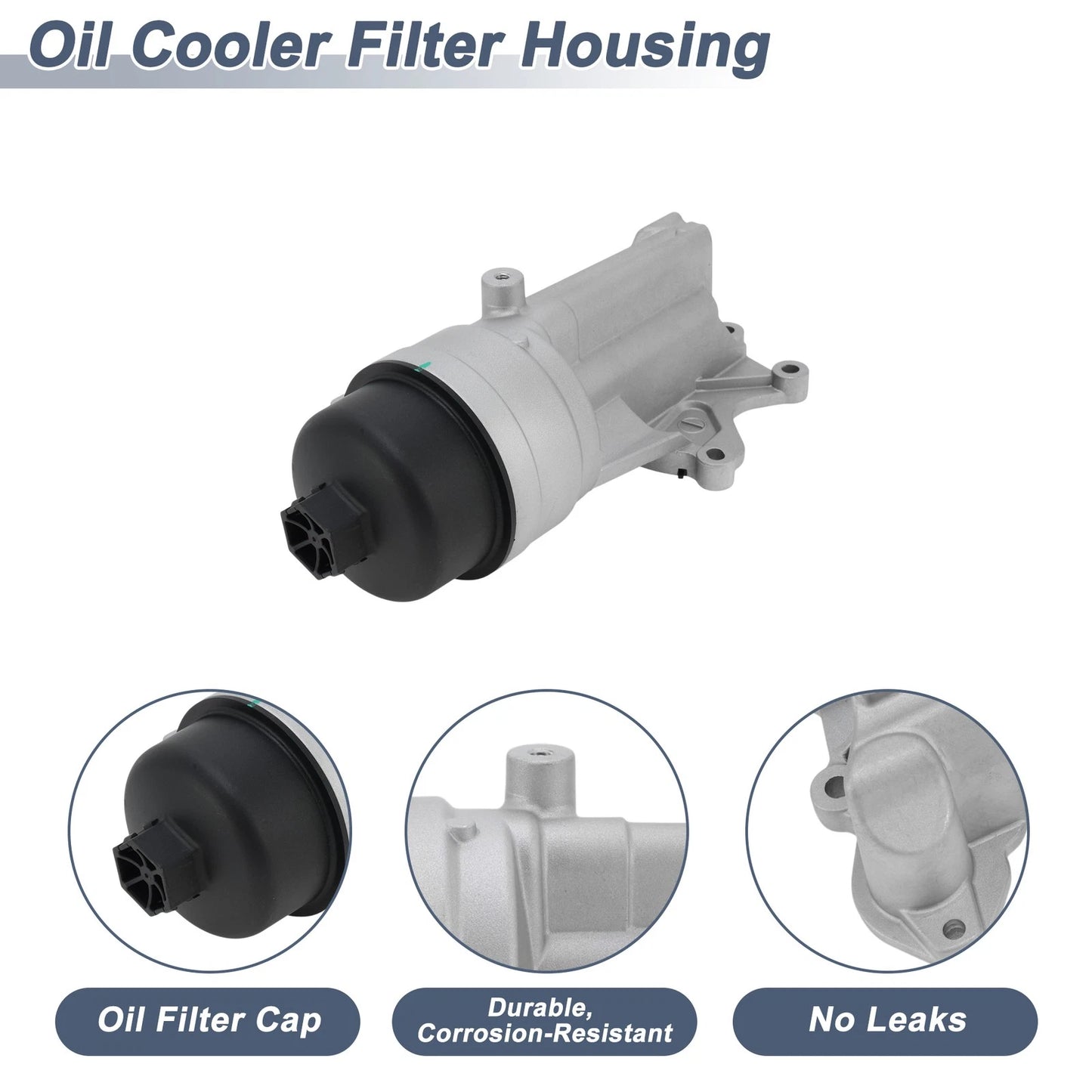 Engine Oil Filter Housing for Mini Cooper 1.6L L4 (2010-2015) 1 Pc