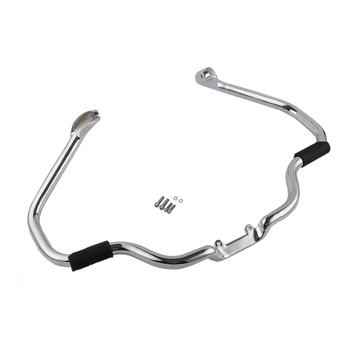 Chrome/Black Mustache Engine Guard Crash Bar for Indian Chieftain (2014-2025)