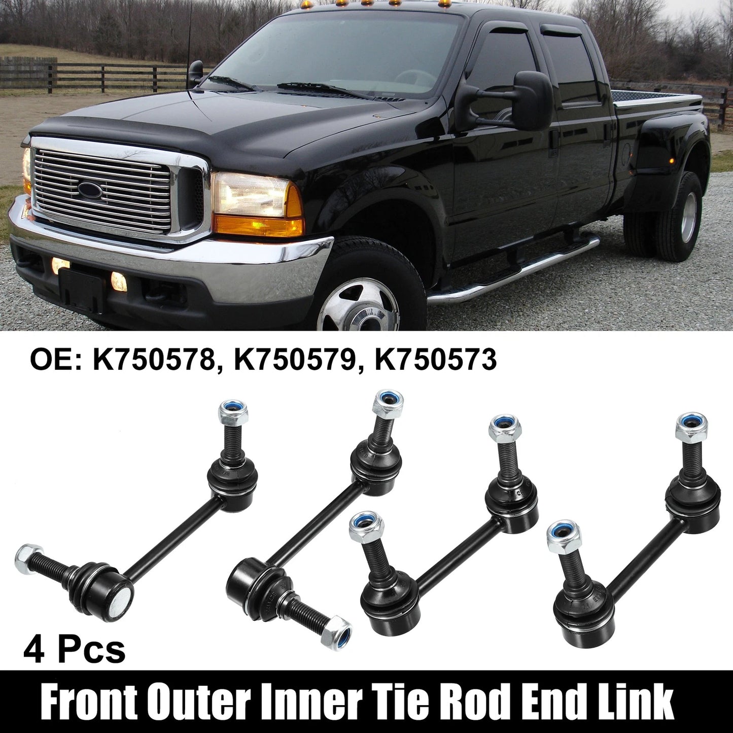 4 Pcs Sway Bar Links for Jeep Grand Cherokee (1999-2023)