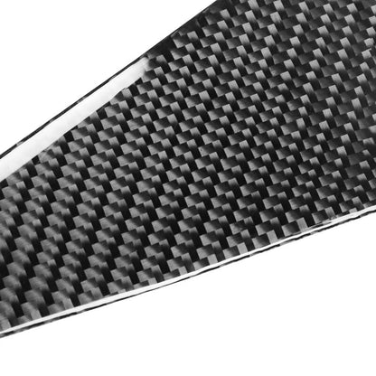 Carbon Fiber Headlight Eye Lid Cover Eyebrows Trim Fit For BMW X5 F15 2014-2018