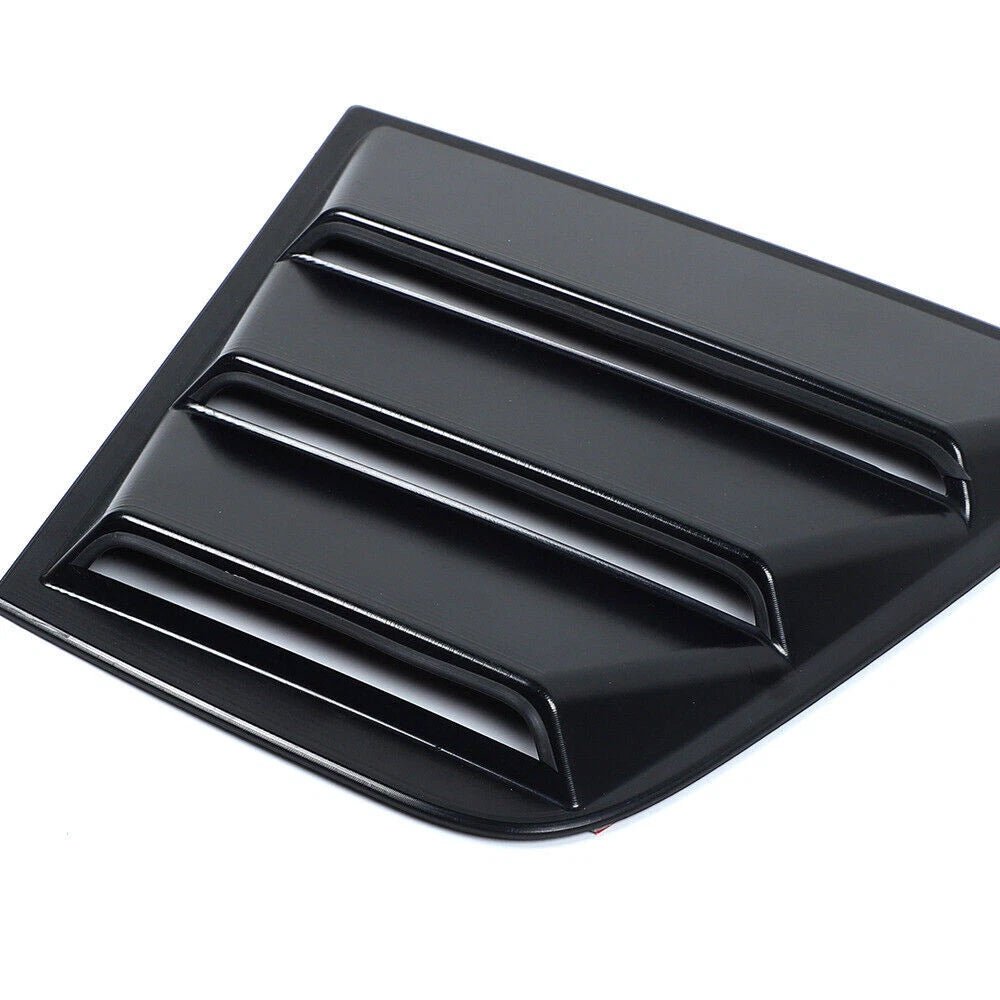Body Side Window Cowl Louvers Air Vent Scoop Shade Cover Black for Dodge Charger (2011-2023)