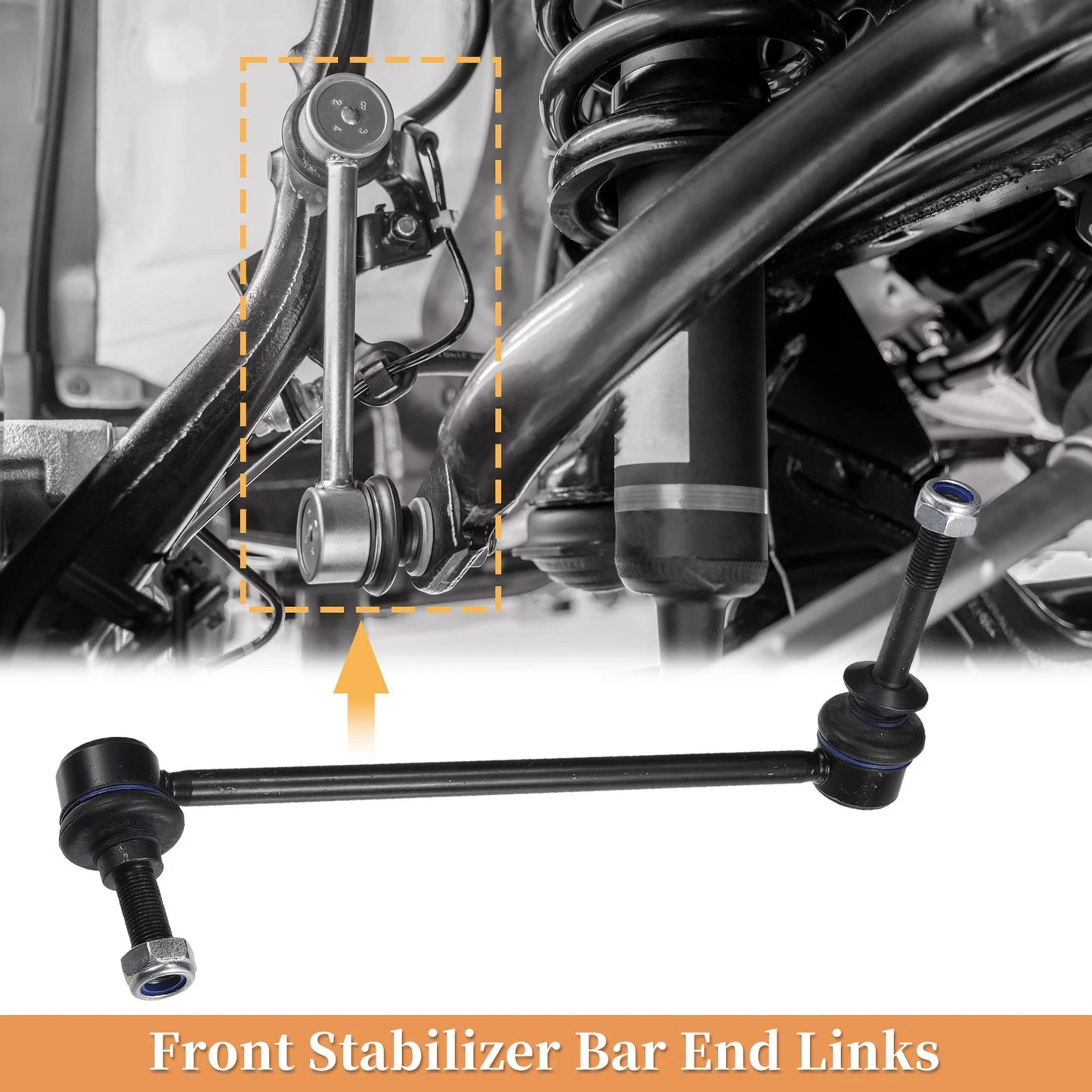 2 x Front Stabiliser Sway Bar Links for BMW X5 (2007-2018)