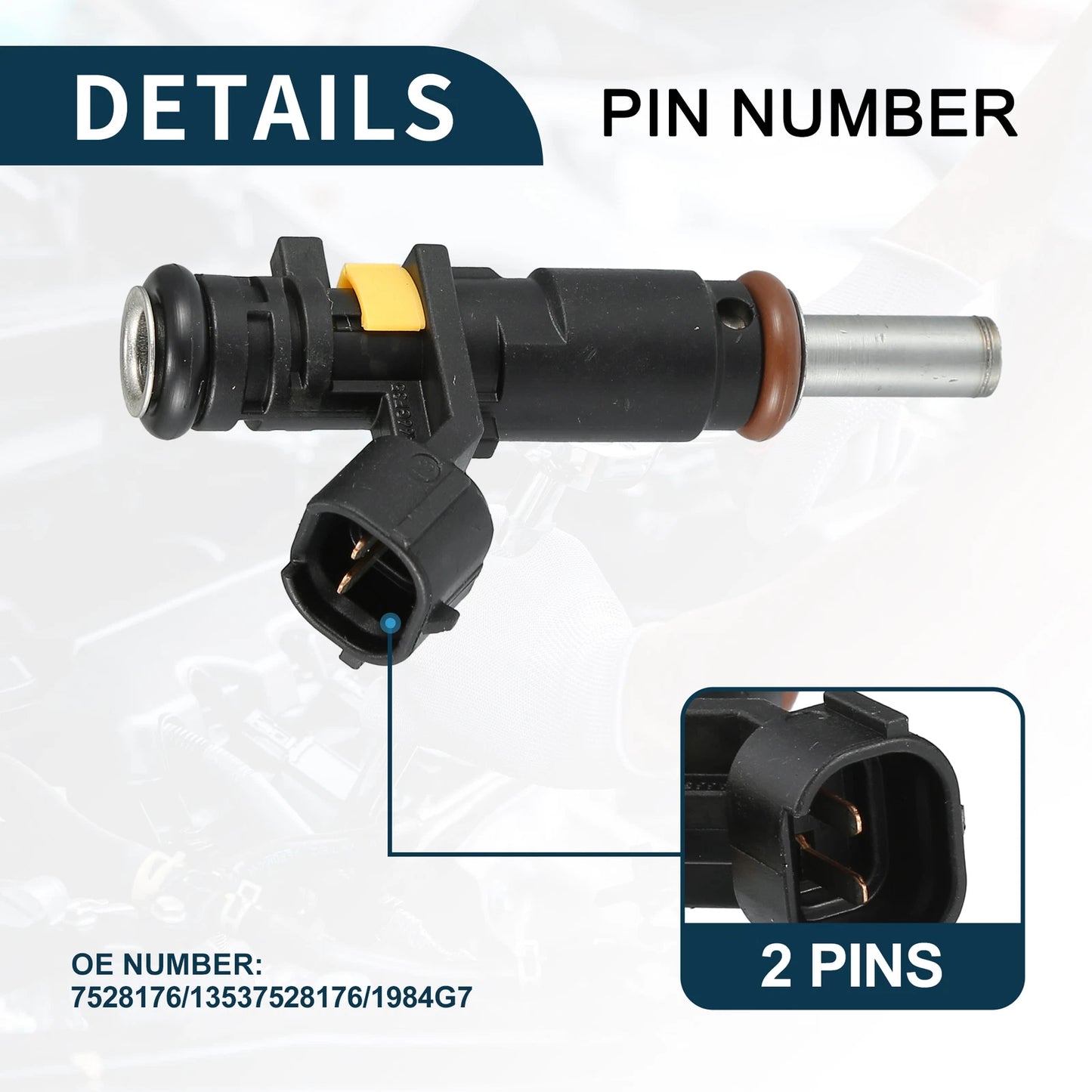4 x Fuel Injectors for Mini Cooper R56 (2006-2012) 1.6L