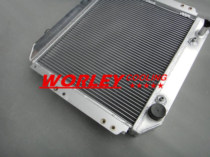 Alu Radiator + Fan for Nissan Forklift A10-A25, H20 (1988-1992)