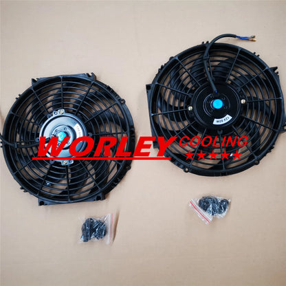 44mm Radiator + Shroud + Blue Hoses for Nissan Patrol GQ Y60 (1997-1999)