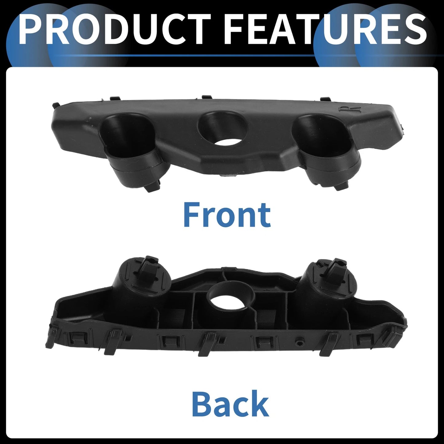 Right Front Bumper Retainer Bracket for Nissan Versa (2020-2024)