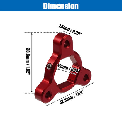2pcs 19mm Racing Fork Preload Adjusters Aluminum Alloy Red for Motorcycle