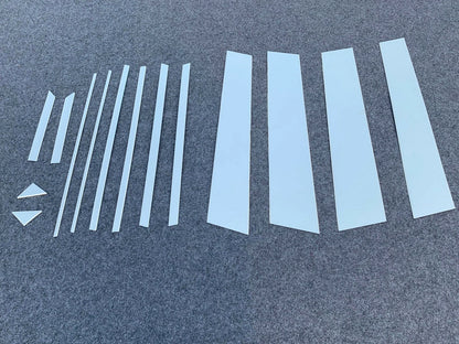 Steel Side Window Pillar Trim Cover for 2019-2023 Toyota RAV4