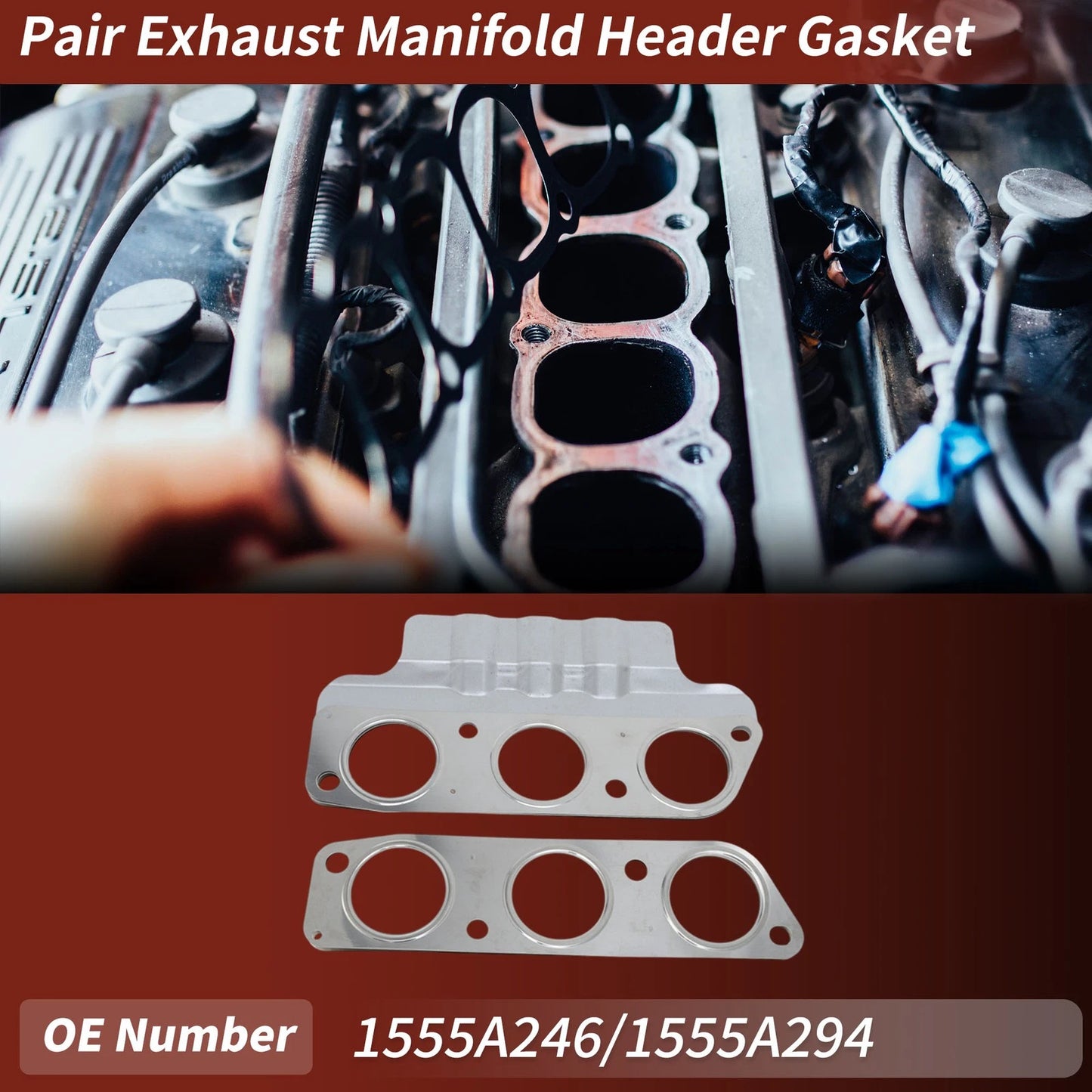 Exhaust Manifold Header Gasket for Mitsubishi Outlander (2007-2025)