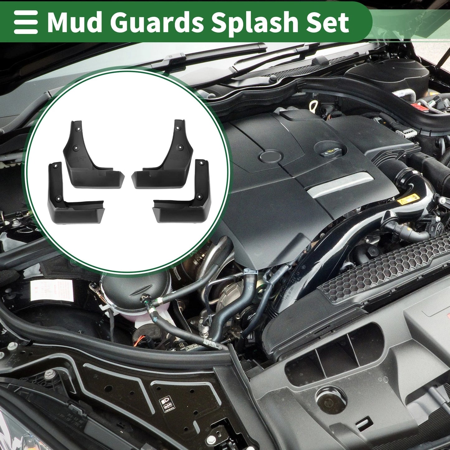 Mud Flaps Splash Guards for Honda City GM6 (2015-2019)