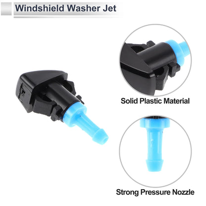 6 Pcs Washer Nozzle & Hose Connector for Mitsubishi
