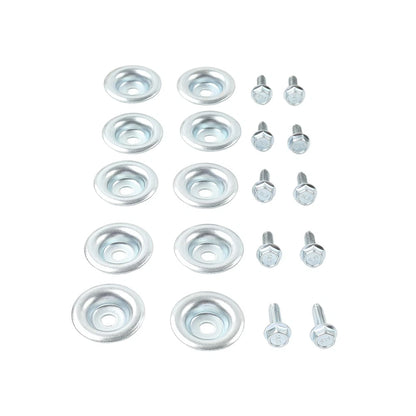 10 Pcs Skid Plate Washers Bolts for Polaris RZR 1000 900 800 570 XP Turbo